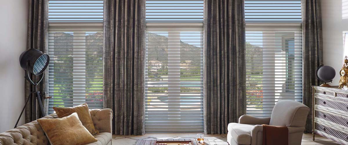 Silhouette® Window Shadings diffusing daylight in a bright room